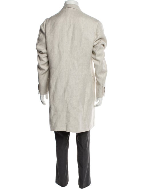 Suitsupply Linen Peacoat
