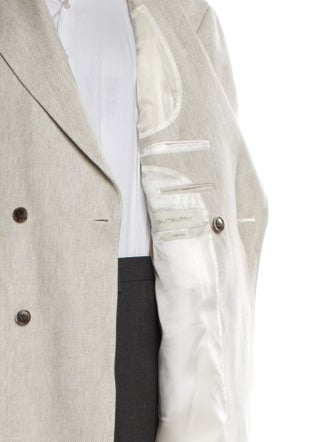 Suitsupply Linen Peacoat