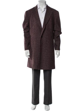 Suitsupply Wool Printed Overcoat