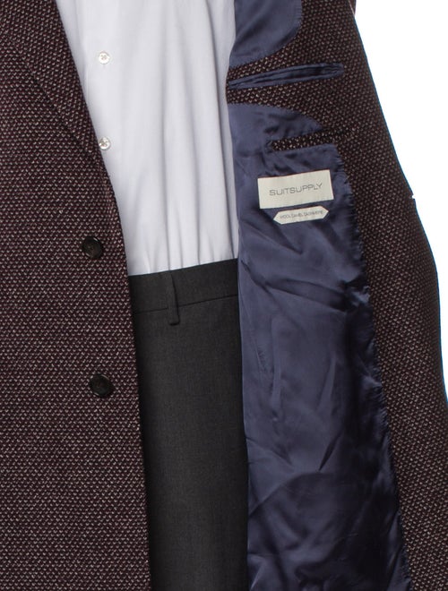 Suitsupply Wool Printed Overcoat