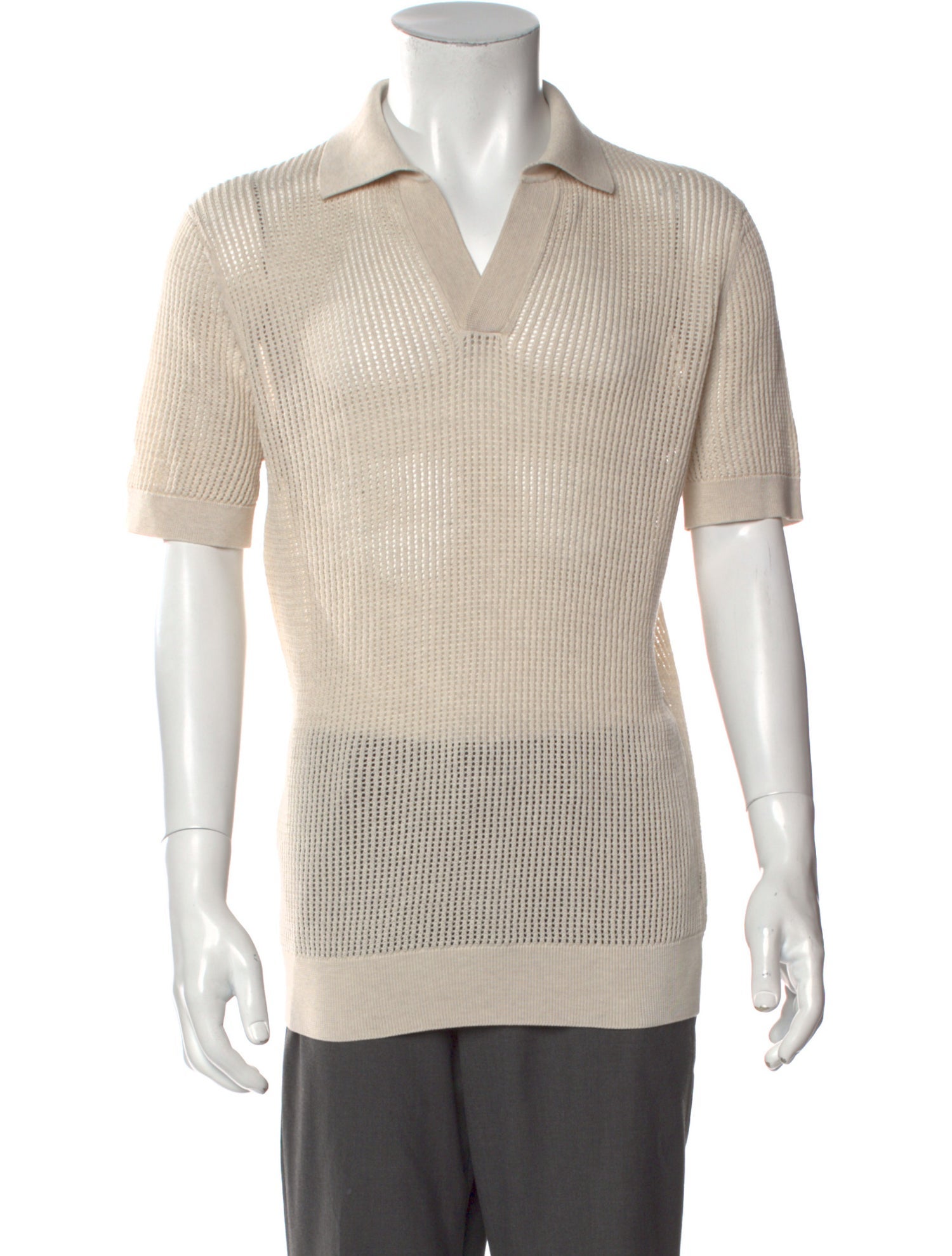 Suitsupply V-Neck Short Sleeve Polo Shirt w/ Tags