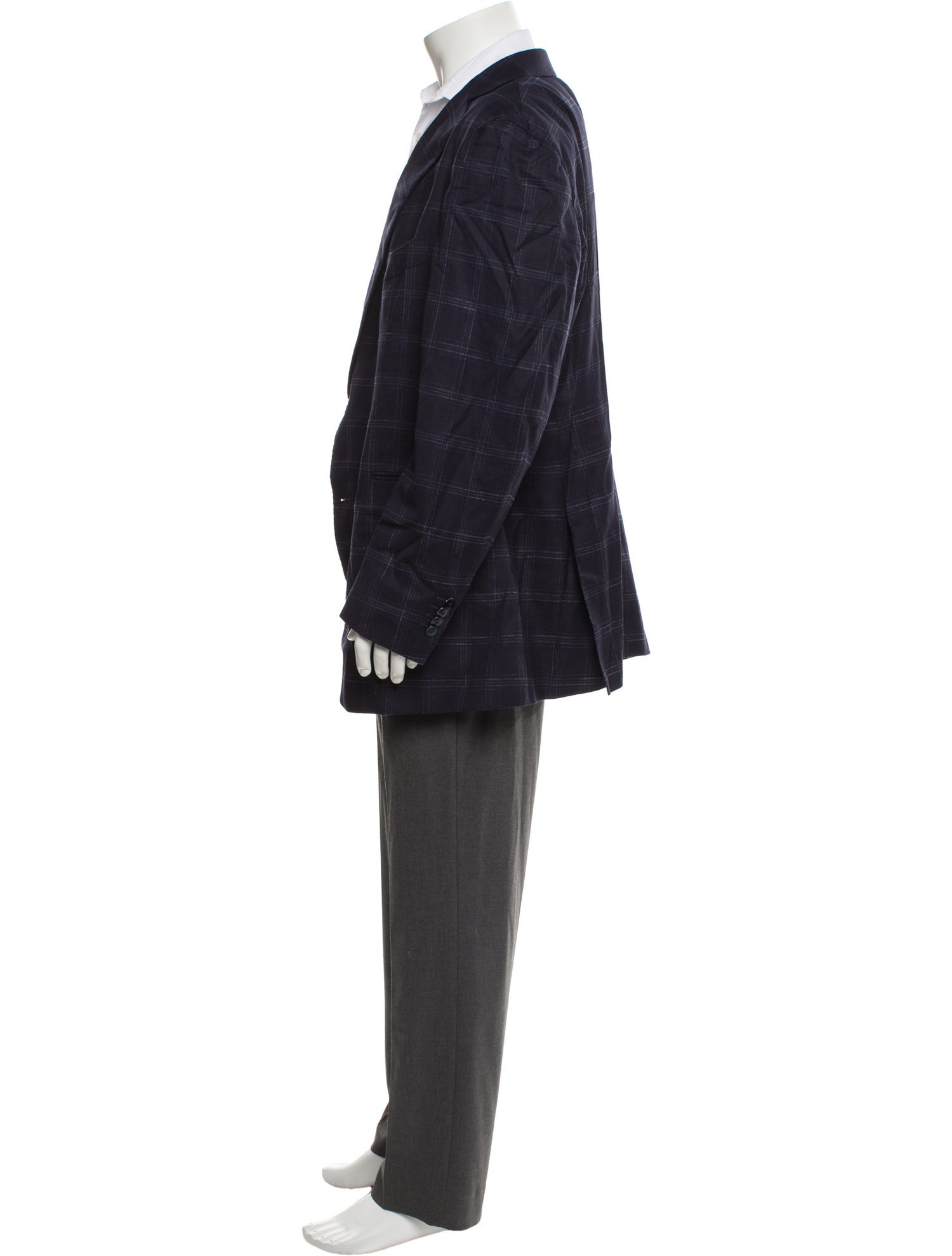 Suitsupply Wool Plaid Print Blazer w/ Tags