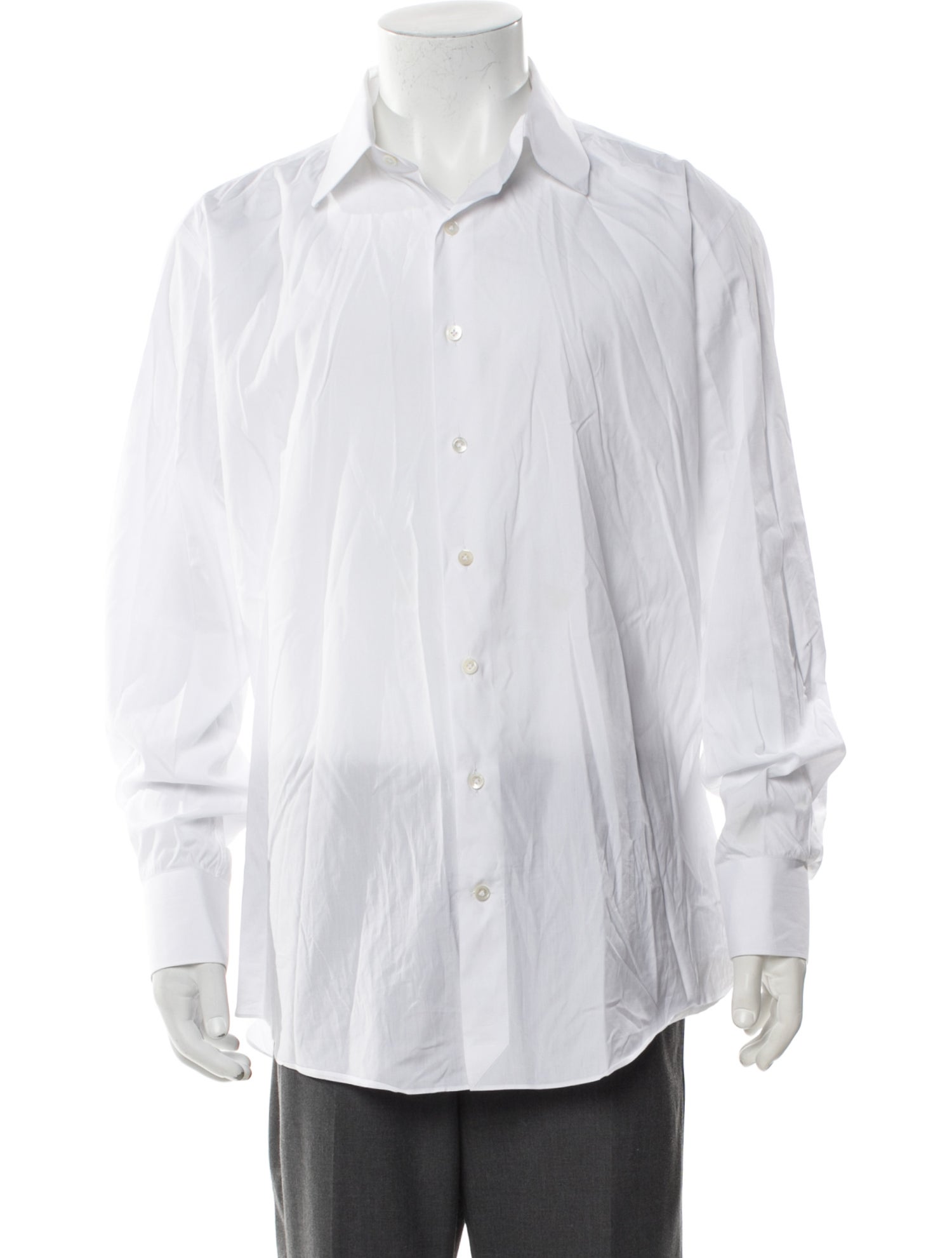 Suitsupply Wool Long Sleeve Dress Shirt