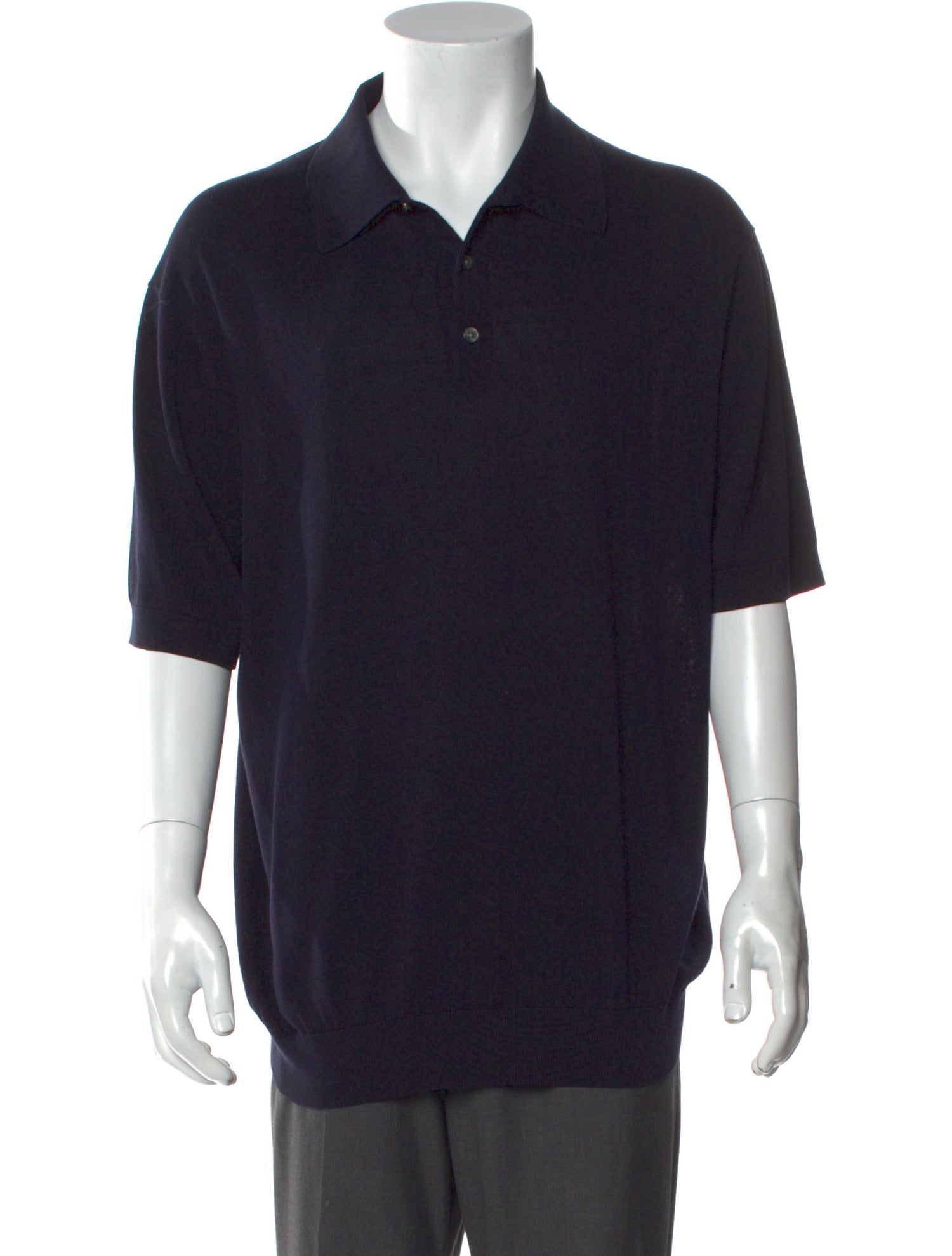 Suitsupply Crew Neck Short Sleeve Polo Shirt
