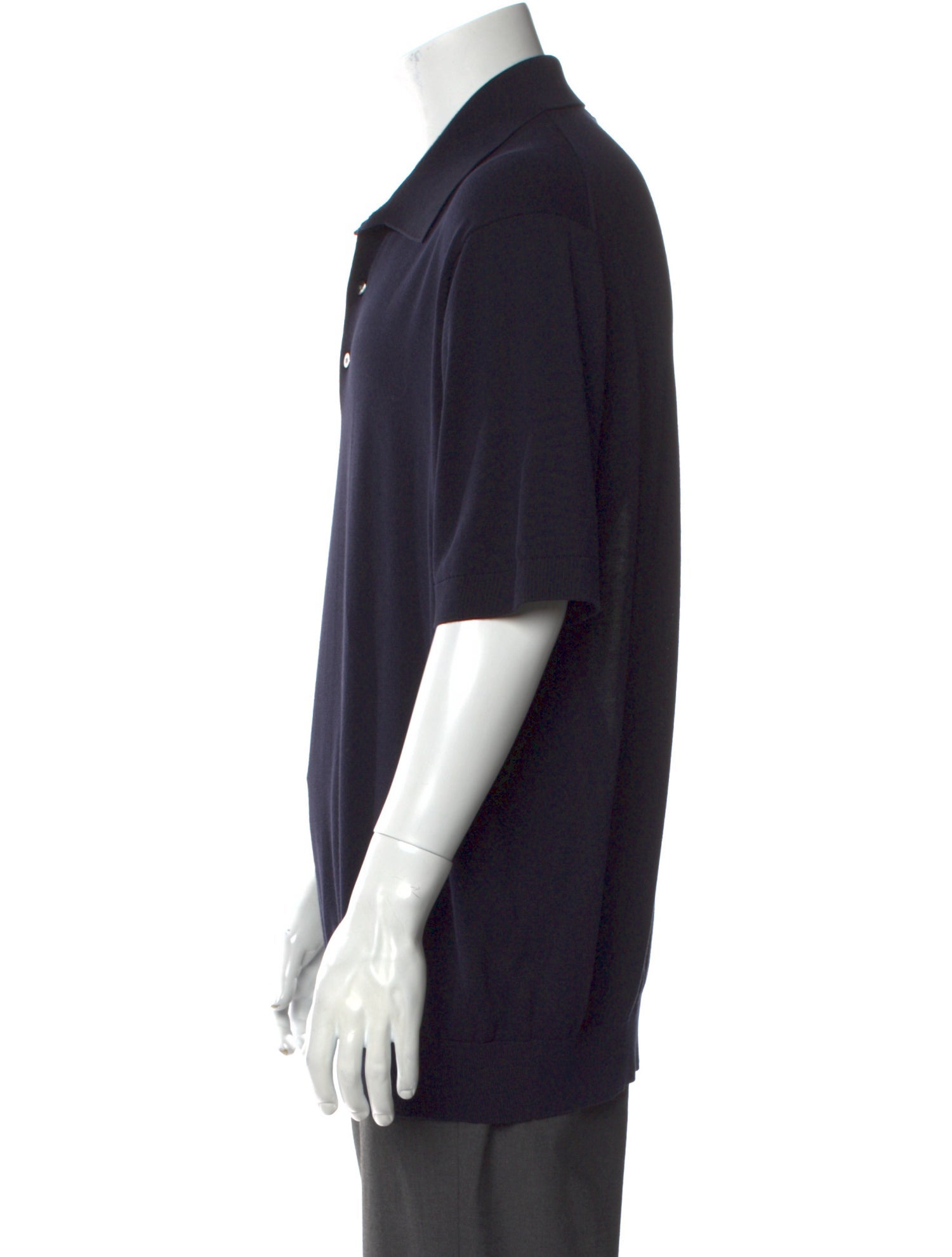 Suitsupply Crew Neck Short Sleeve Polo Shirt