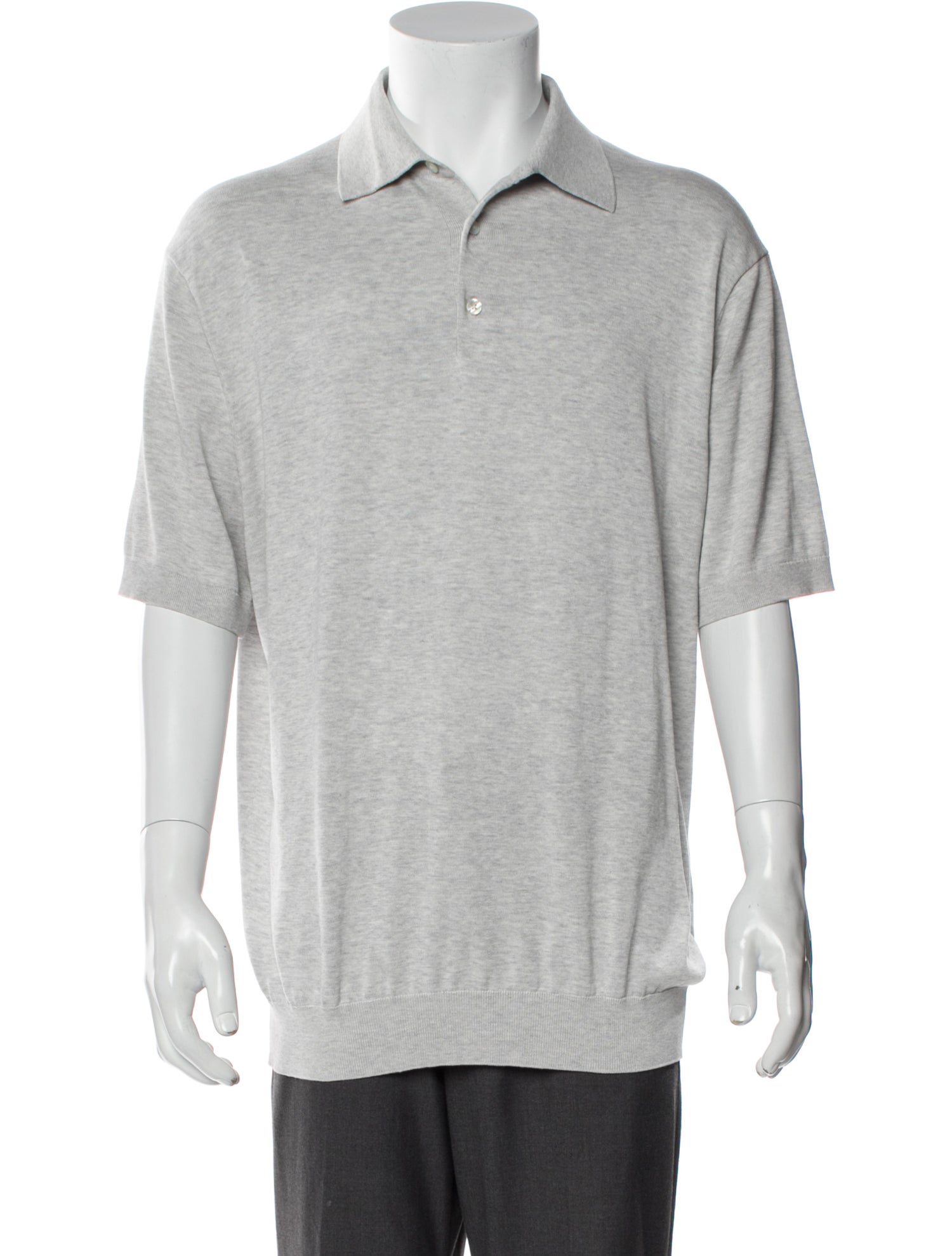 Suitsupply Crew Neck Short Sleeve Polo Shirt