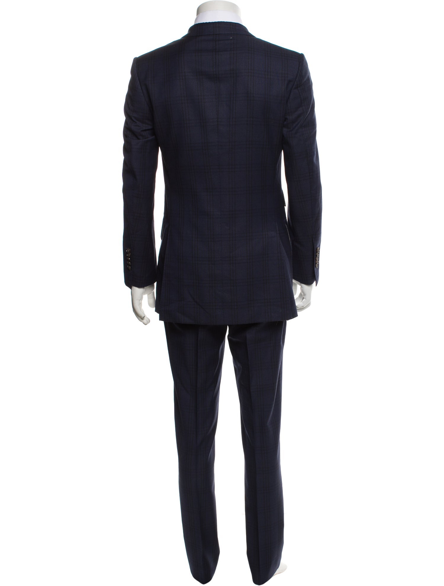 Suitsupply Wool Plaid Print Two-Piece Suit