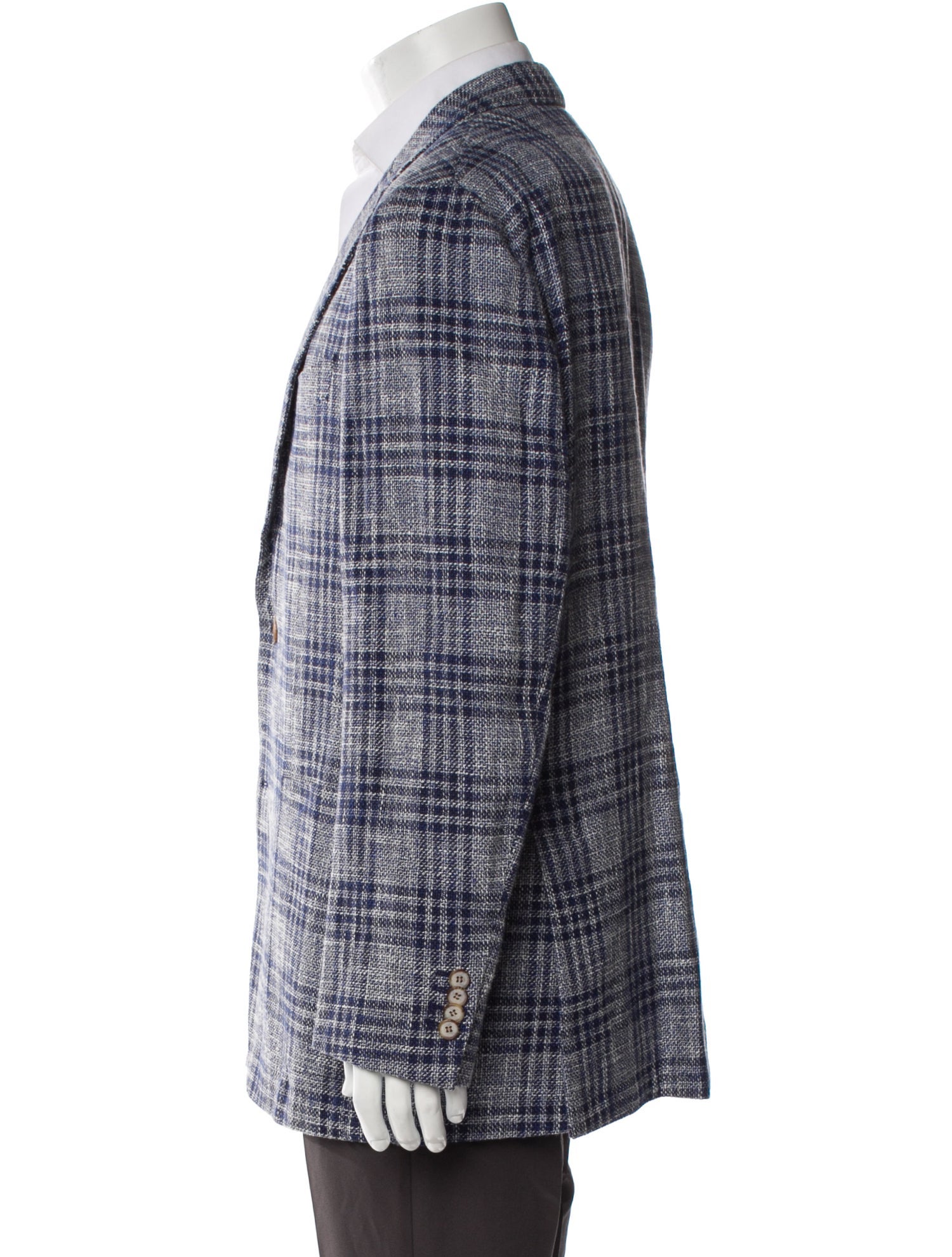 Suitsupply Plaid Print Blazer