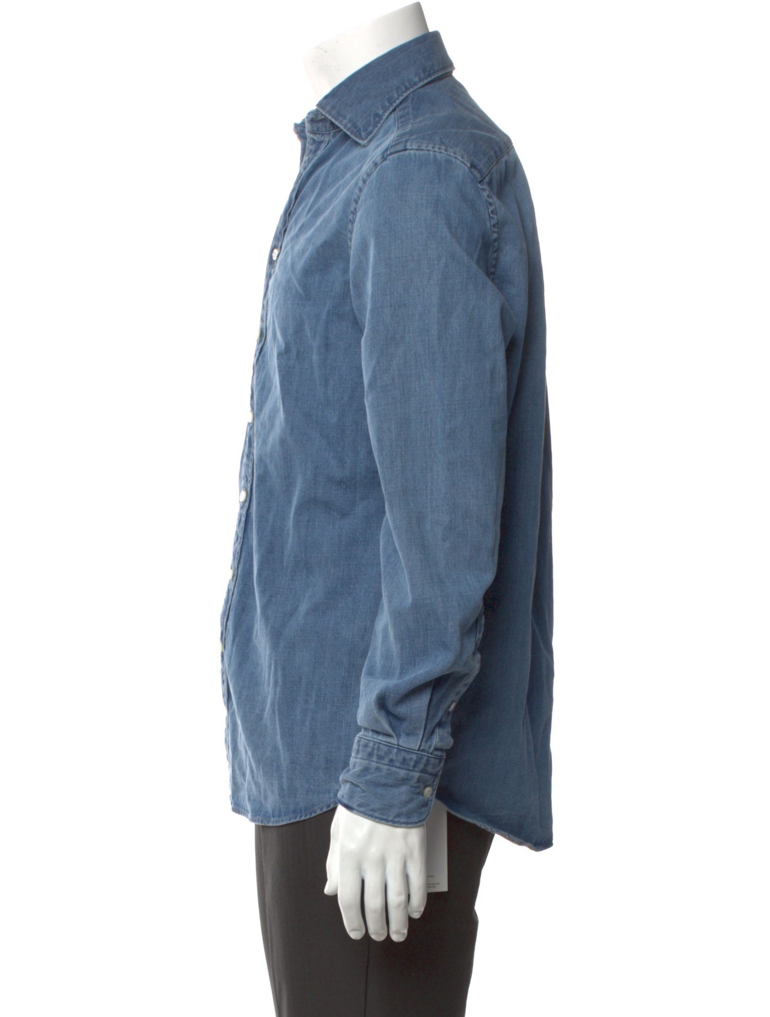 Suitsupply Long Sleeve Denim Shirt
