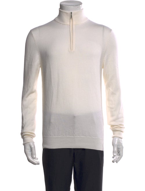 Suitsupply Merino Wool Turtleneck Polo Sweater