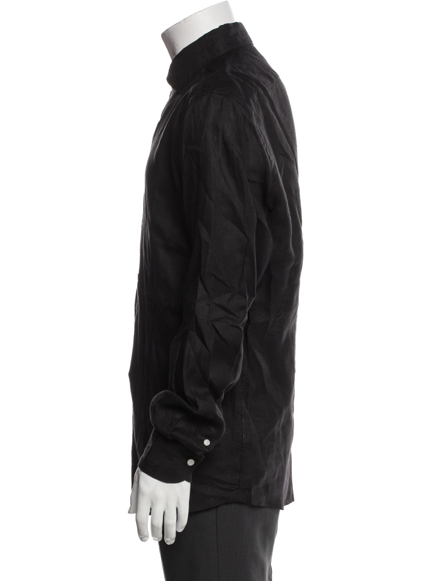 Suitsupply Linen Long Sleeve Dress Shirt