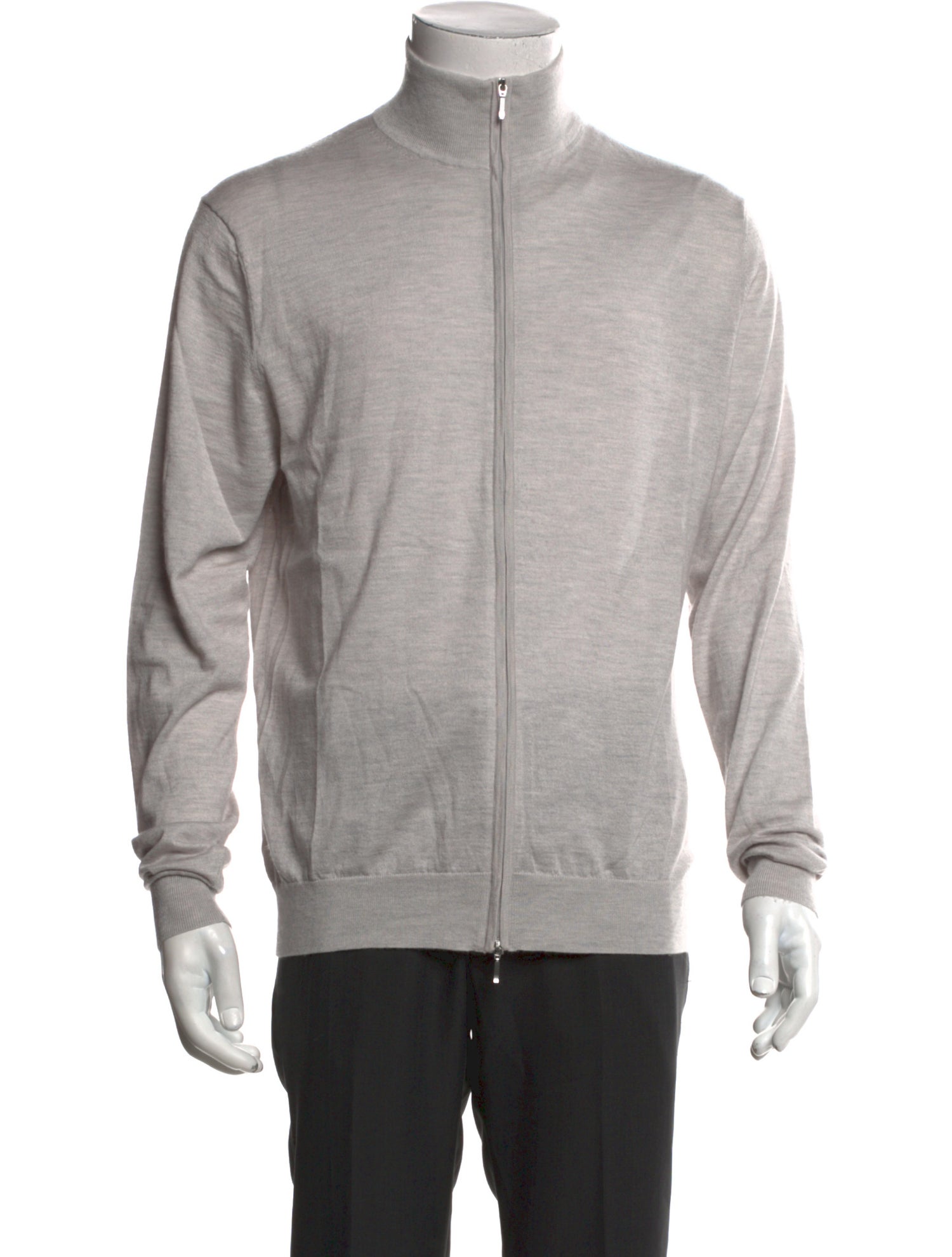 Suitsupply Cashmere Mock Neck Cardigan