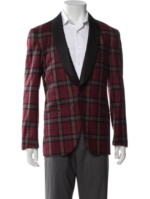Suitsupply Wool Plaid Print Sport Coat