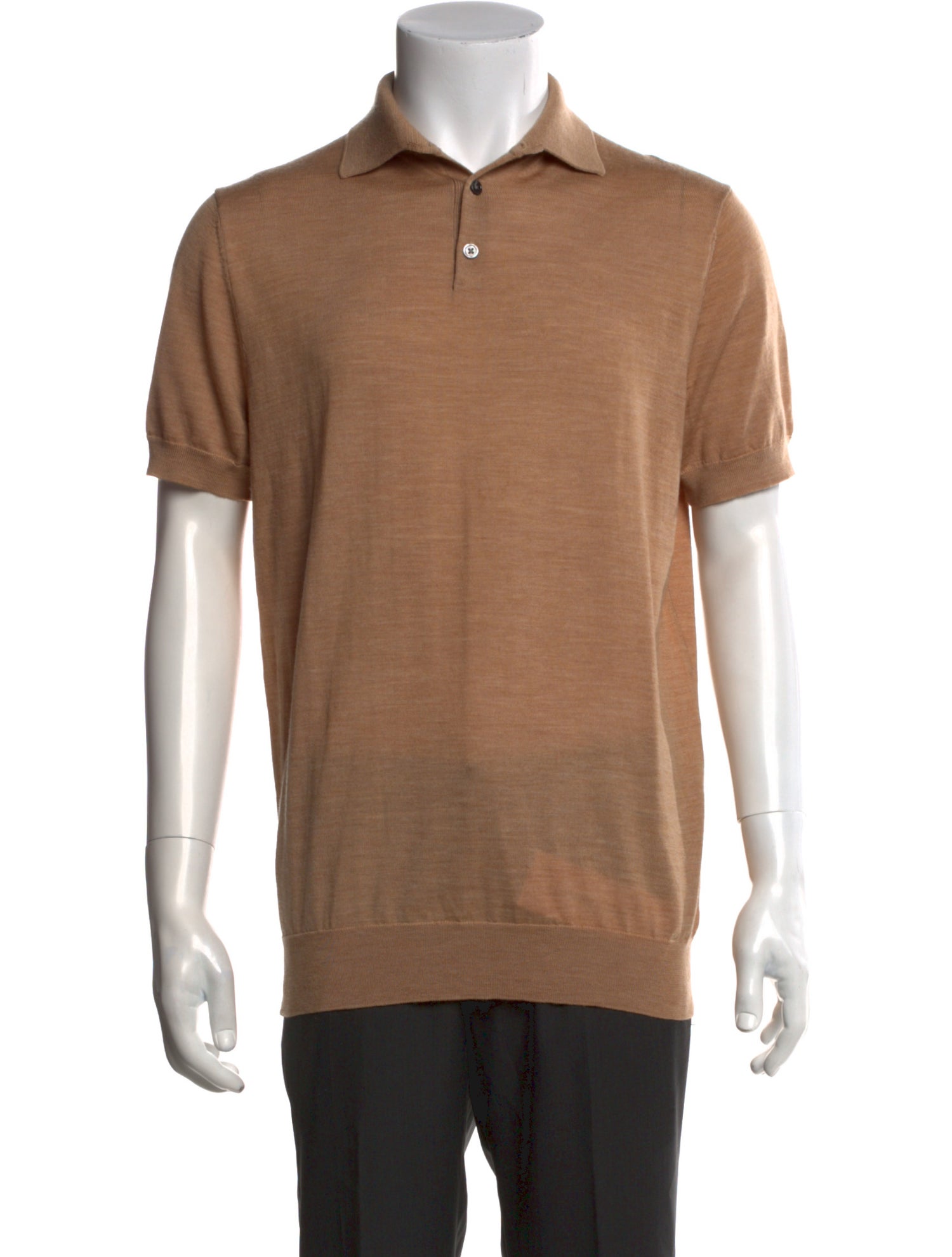 Suitsupply Merino Wool Collar Polo Shirt