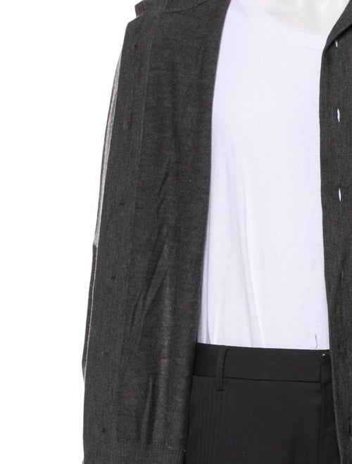 Suitsupply Merino Wool Mock Neck Cardigan