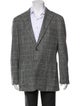 Suitsupply Wool Plaid Print Blazer