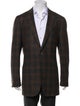 Suitsupply Wool Plaid Print Blazer