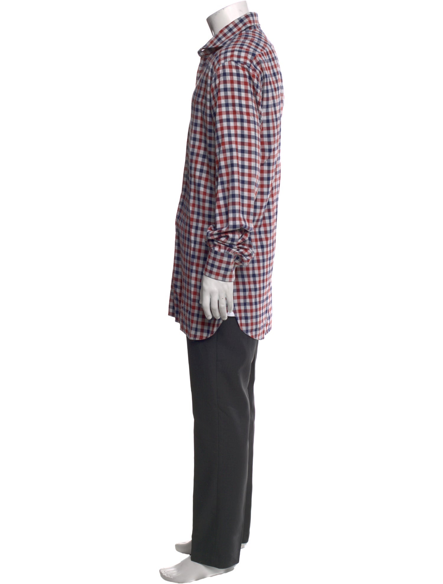 Suitsupply Plaid Print Long Sleeve Shirt