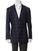 Suitsupply Wool Plaid Print Blazer