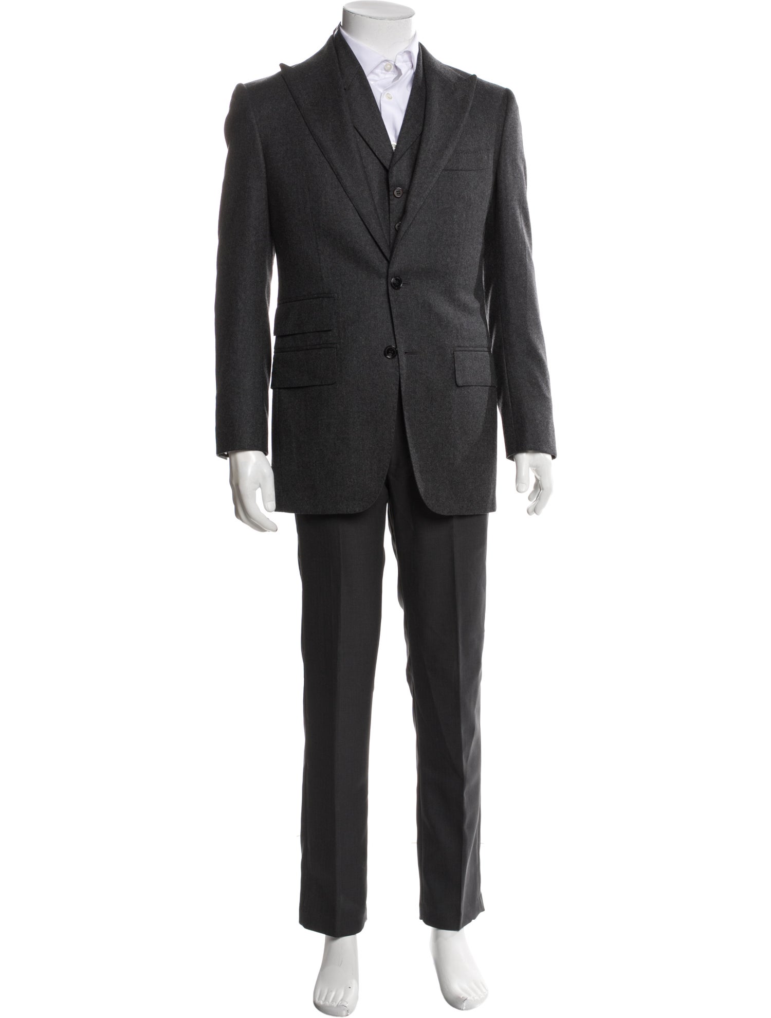 Suitsupply Two Piece Wool Suit Vest Set