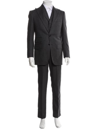 Suitsupply Two Piece Wool Suit Vest Set