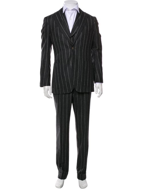 Suitsupply Wool Striped Three-Piece Suit