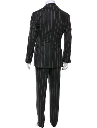 Suitsupply Wool Striped Three-Piece Suit