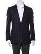 Suitsupply Wool Plaid Print Blazer