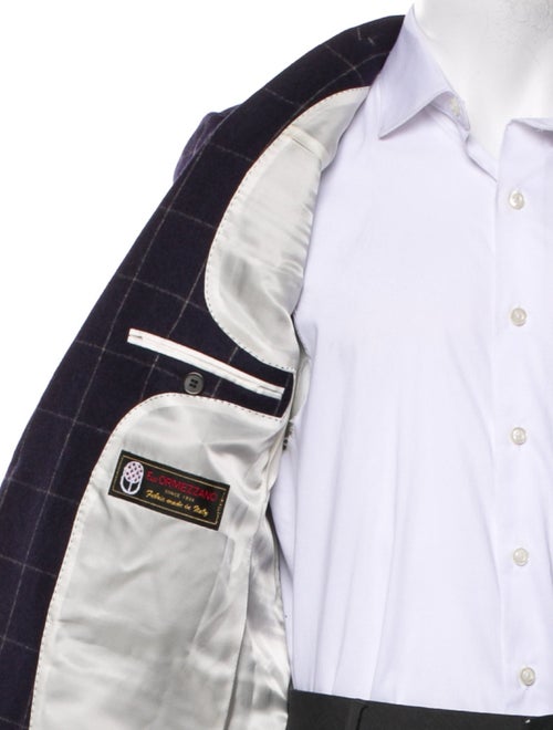 Suitsupply Wool Plaid Print Blazer