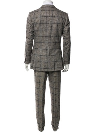 Suitsupply Wool Houndstooth Print Two-Piece Suit