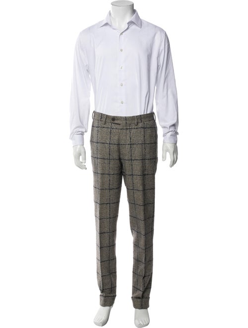 Suitsupply Wool Houndstooth Print Two-Piece Suit