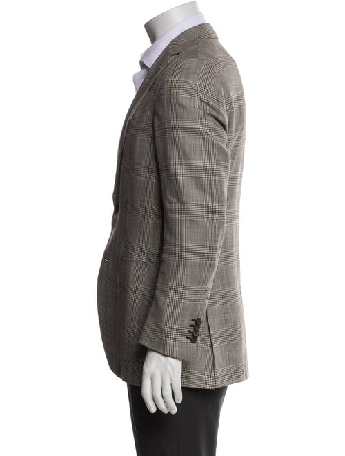 Suitsupply Silk Plaid Print Blazer