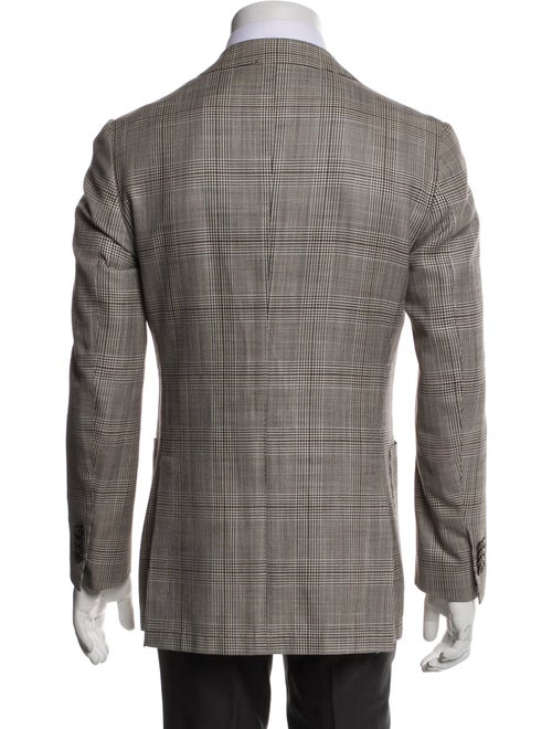 Suitsupply Silk Plaid Print Blazer