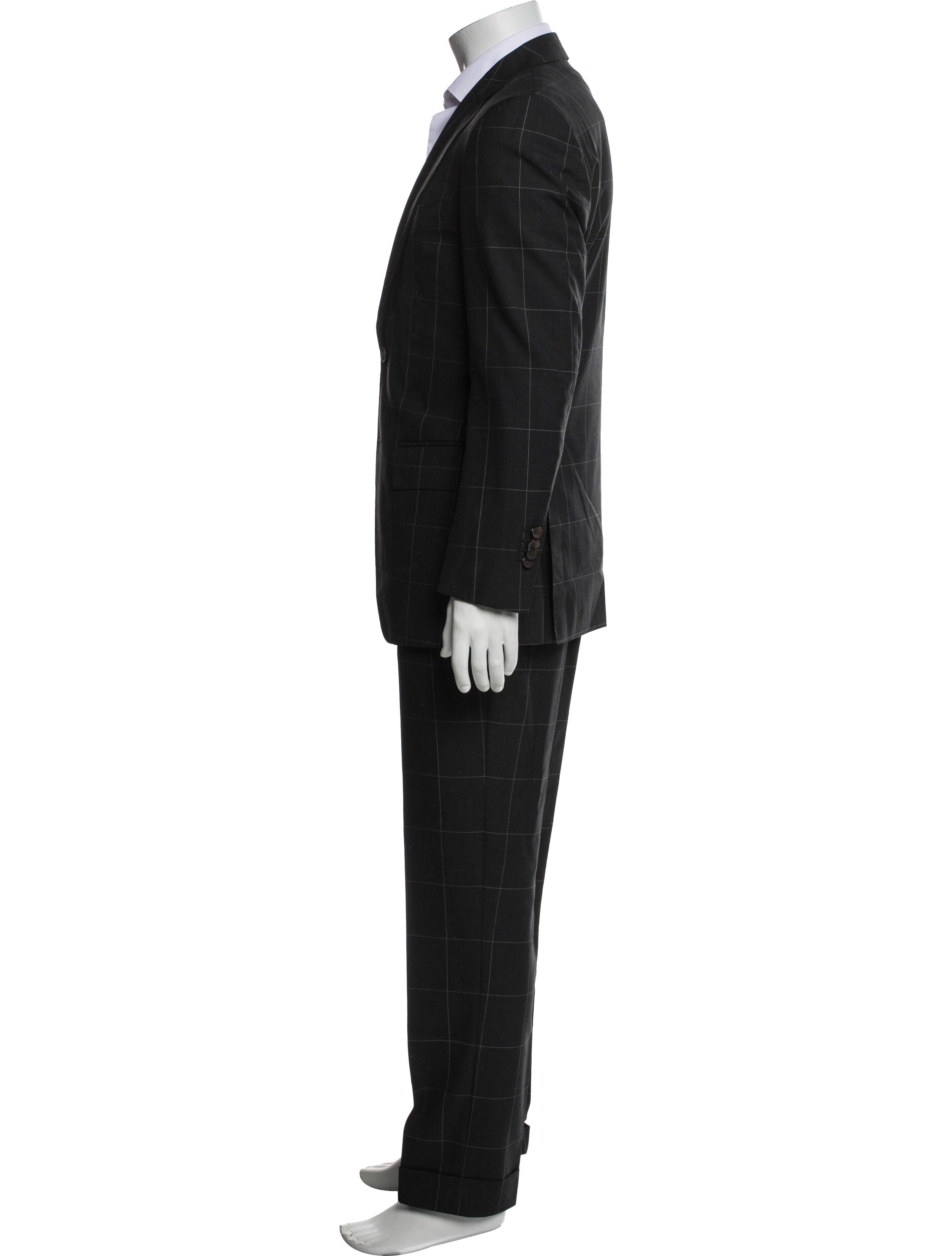 Suitsupply Wool Plaid Print Two-Piece Suit