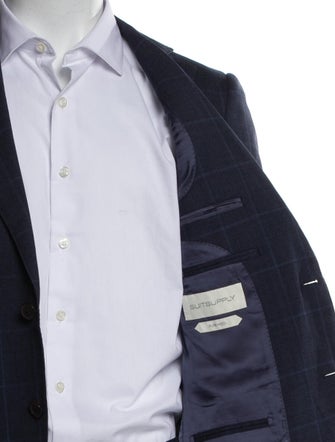 Suitsupply Wool Plaid Print Two-Piece Suit