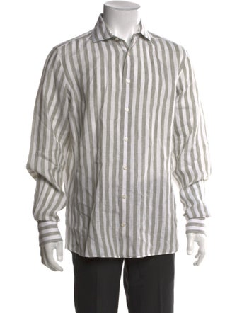 Suitsupply Linen Striped Shirt
