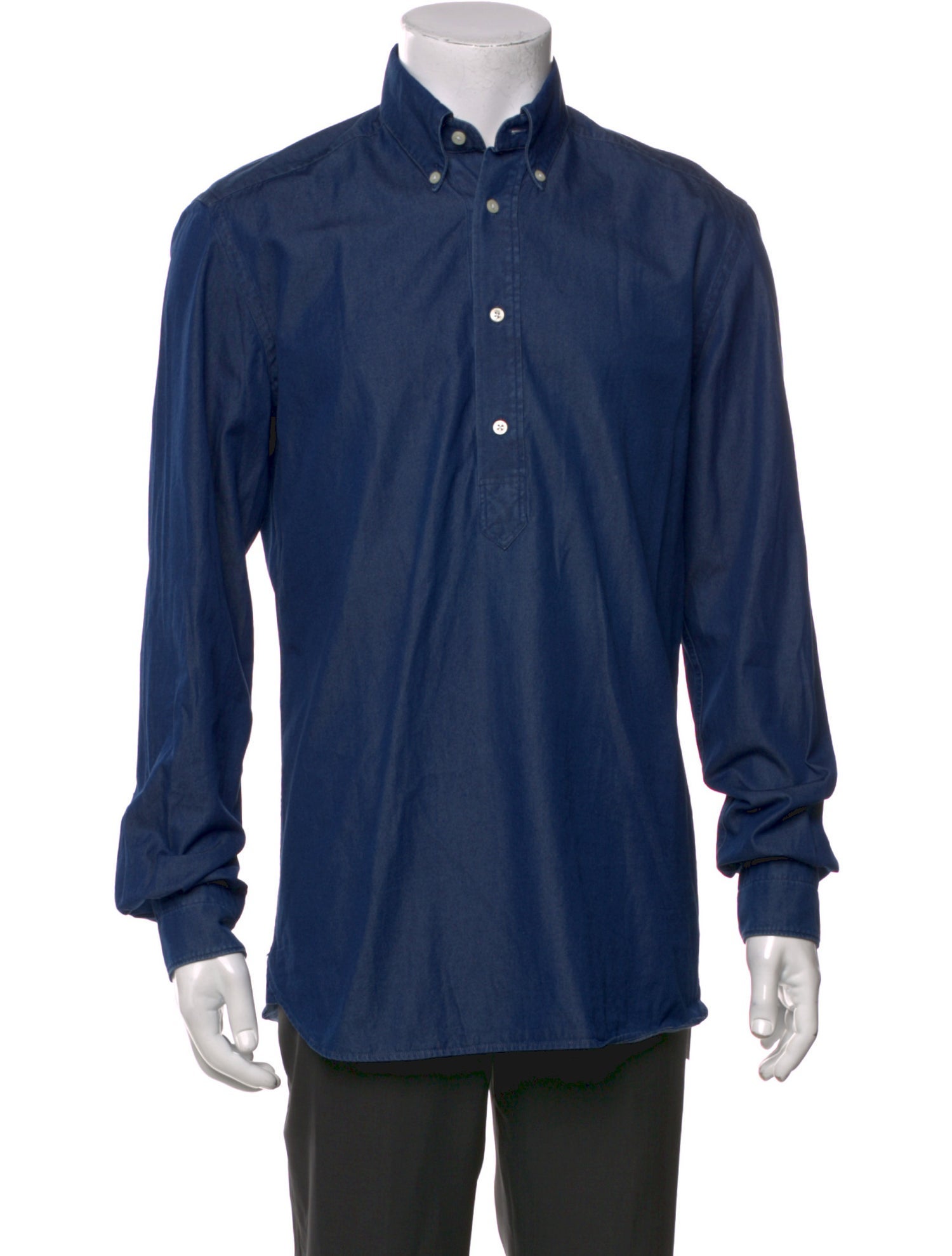 Suitsupply Long Sleeve Denim Shirt