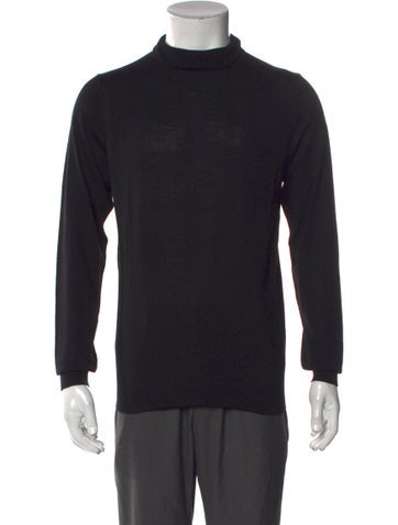 Suitsupply Sweaters Merino Wool Mock Neck Pullover M