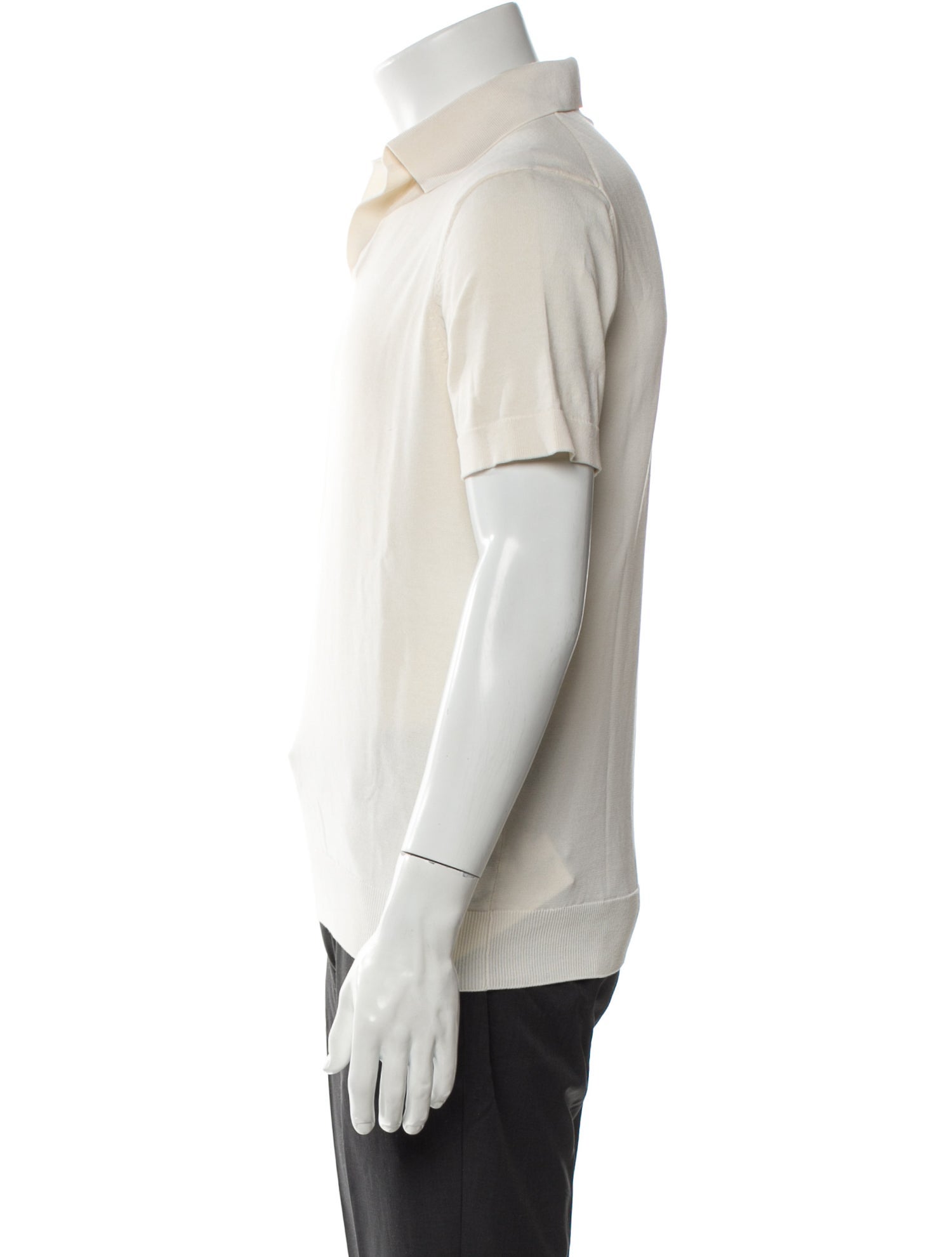 Suitsupply V-Neck Short Sleeve Polo Shirt