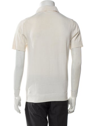 Suitsupply V-Neck Short Sleeve Polo Shirt
