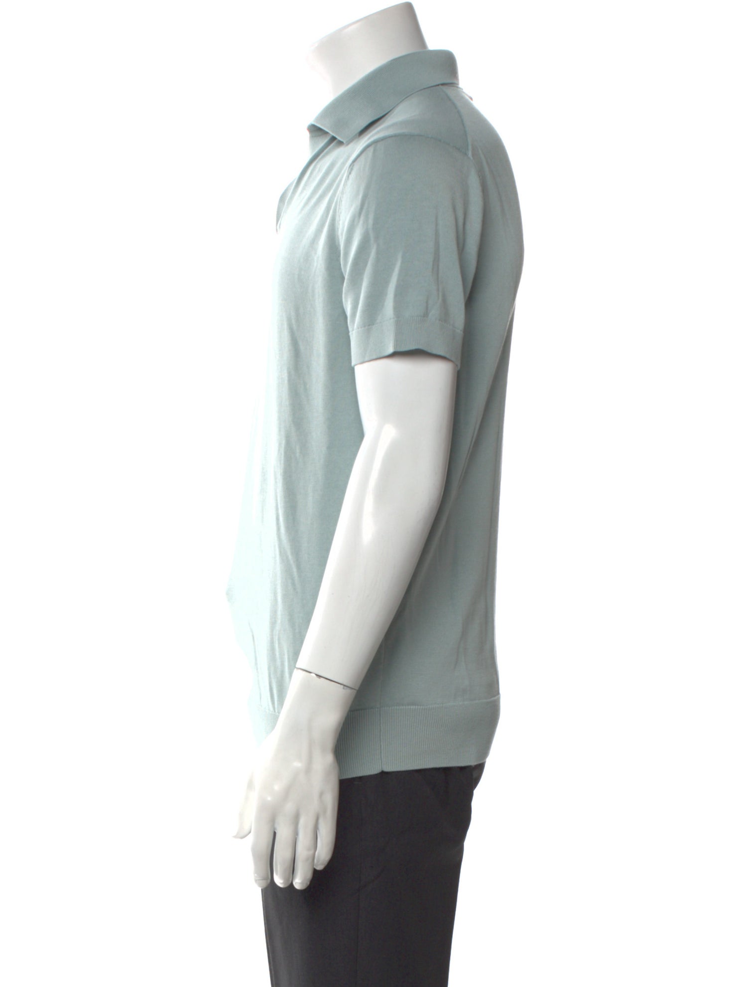 Suitsupply V-Neck Long Sleeve Polo Shirt