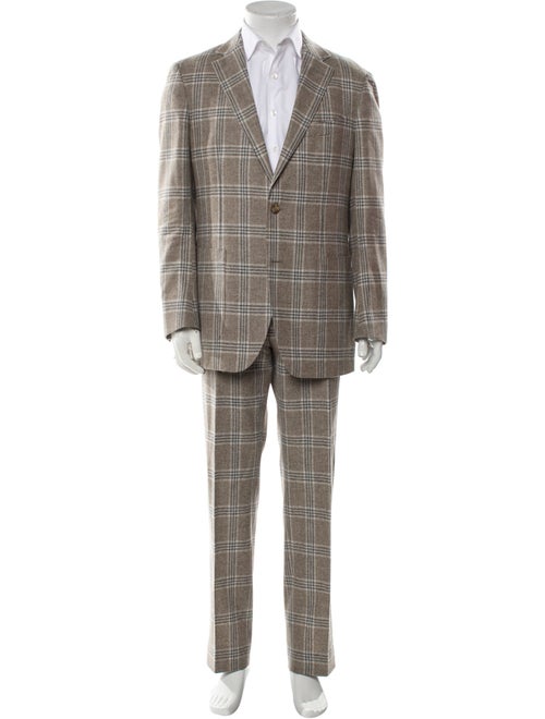 Suitsupply Wool Plaid Print Two-Piece Suit