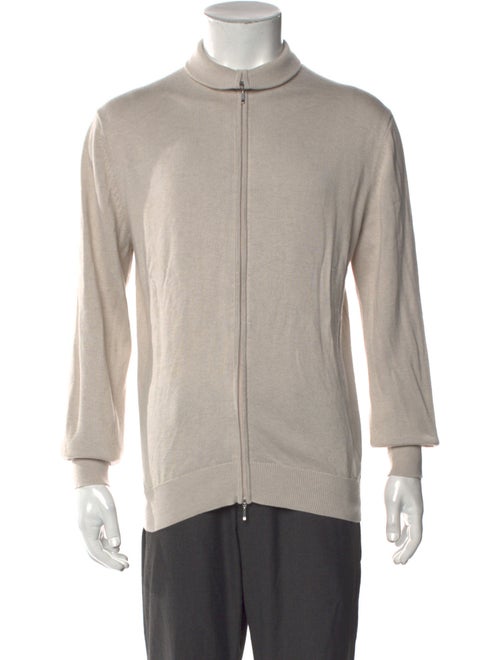 Suitsupply Silk Mock Neck Sweatshirt