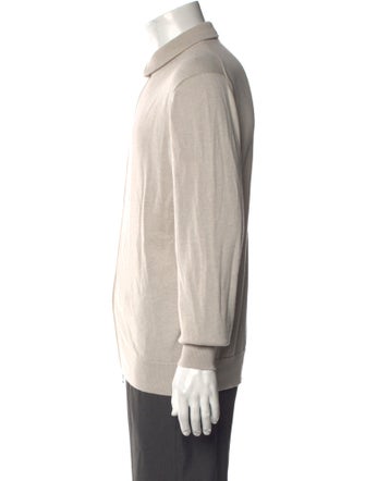 Suitsupply Silk Mock Neck Sweatshirt