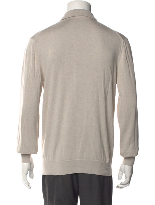 Suitsupply Silk Mock Neck Sweatshirt