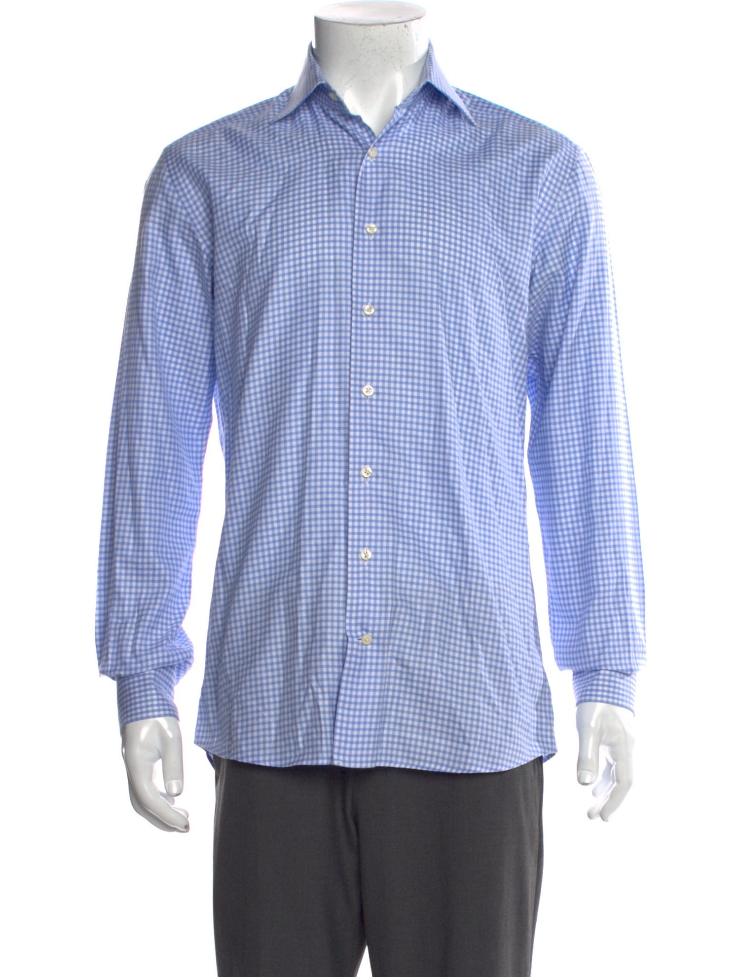 Suitsupply Plaid Print Long Sleeve Dress Shirt