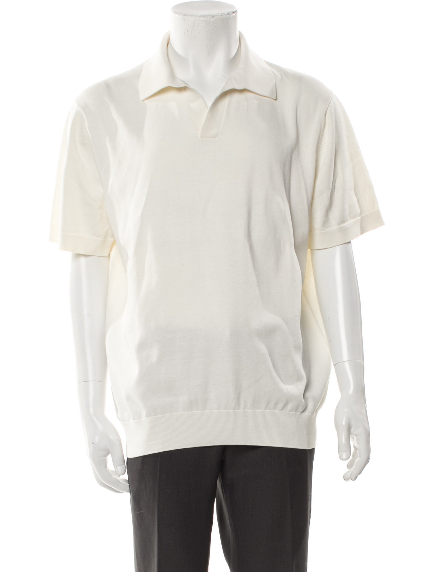 Suitsupply Collar Short Sleeve Polo Sweater