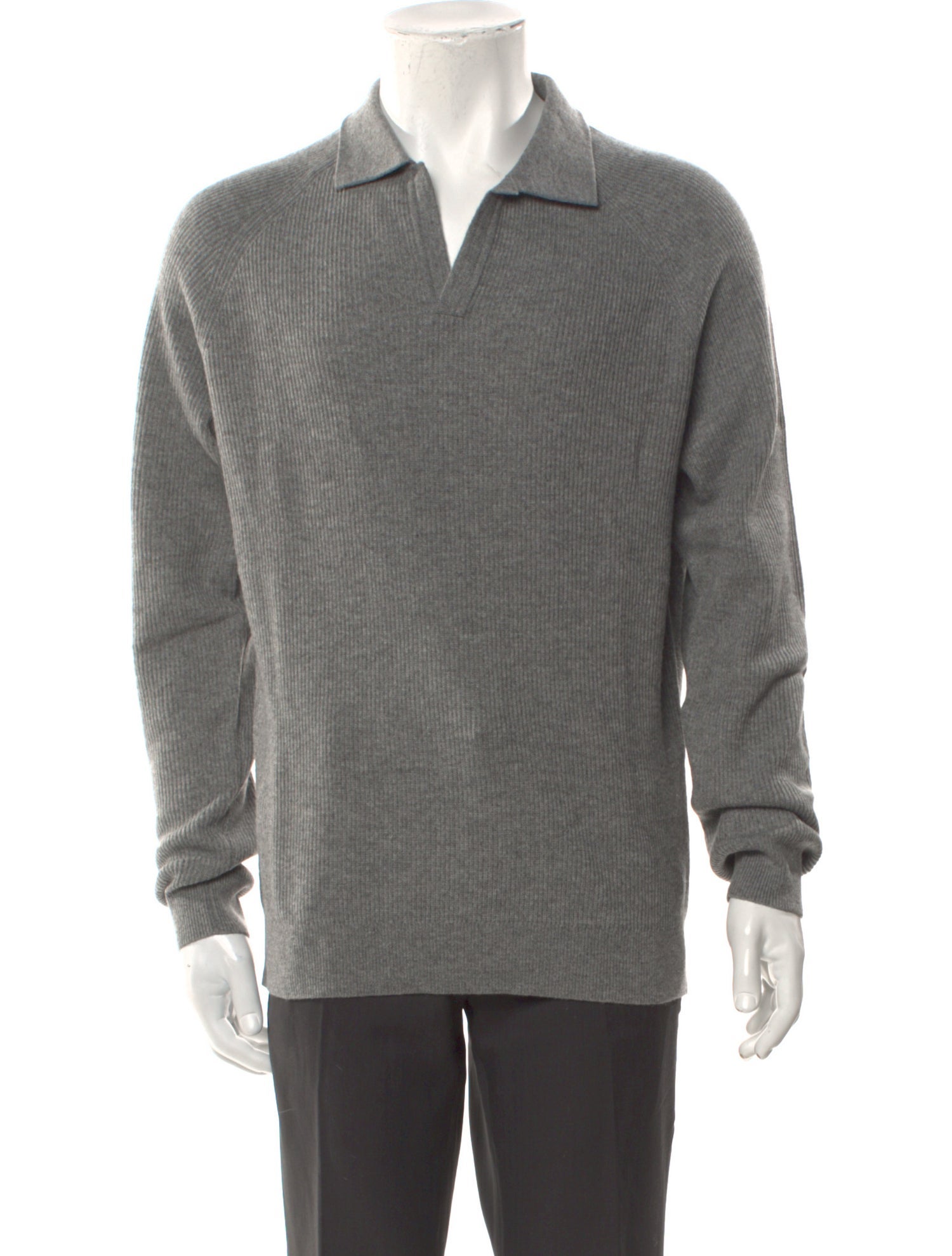 Suitsupply Wool Mock Neck Polo Sweater w/ Tags
