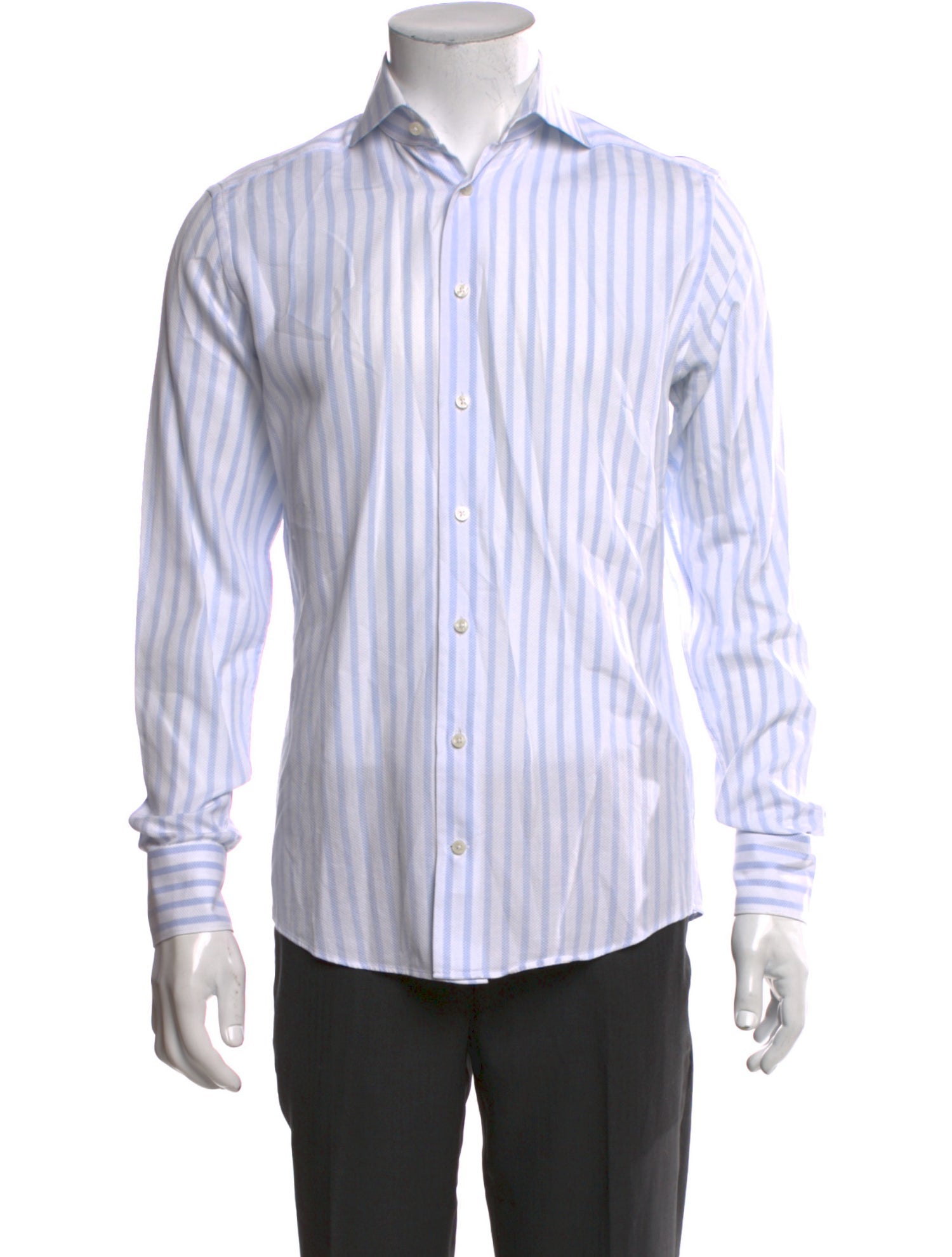 Suitsupply Striped Long Sleeve Dress Shirt