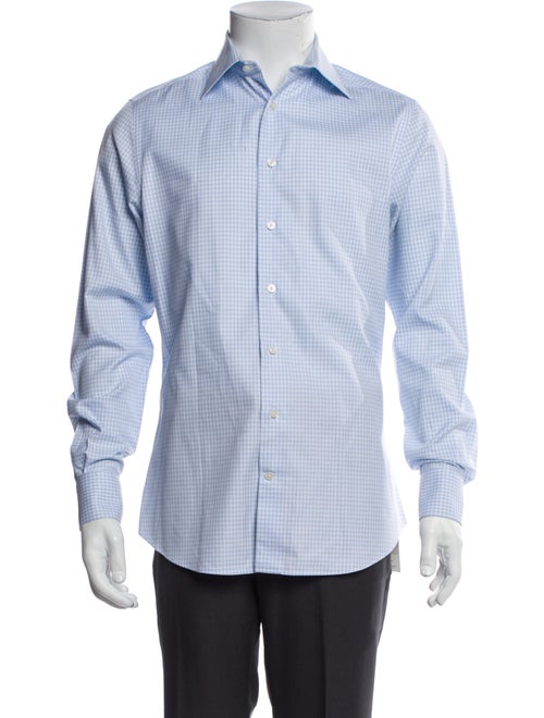 Suitsupply Plaid Print Long Sleeve Dress Shirt